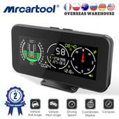 MRCARTOOL M60 Vitezometru auto GPS Inclinometru viteză Off-road mașină Pantă Contor digital de temperatură Sistem inteligent auto