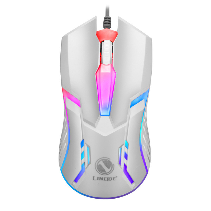Li Magnesium S1 E-Sports Mouse cu fir luminos USB cu fir Laptop de birou Mute Mouse pentru jocuri pentru computer
