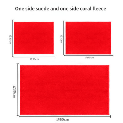 Spălătorie auto Prosop special Curăţare maşină Ştergerea cu două straturi din piele de căprioară Prosop de maşină Absorbant puternic pentru a îndepărta petele Cârpă din lână de corali