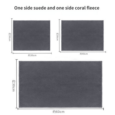 Spălătorie auto Prosop special Curăţare maşină Ştergerea cu două straturi din piele de căprioară Prosop de maşină Absorbant puternic pentru a îndepărta petele Cârpă din lână de corali