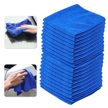 Микрофибърни тънки кърпи за почистване на автомобили Мека кърпа за сушене Подгъв за изсмукване на вода Автомобилна домашна кърпа за прах