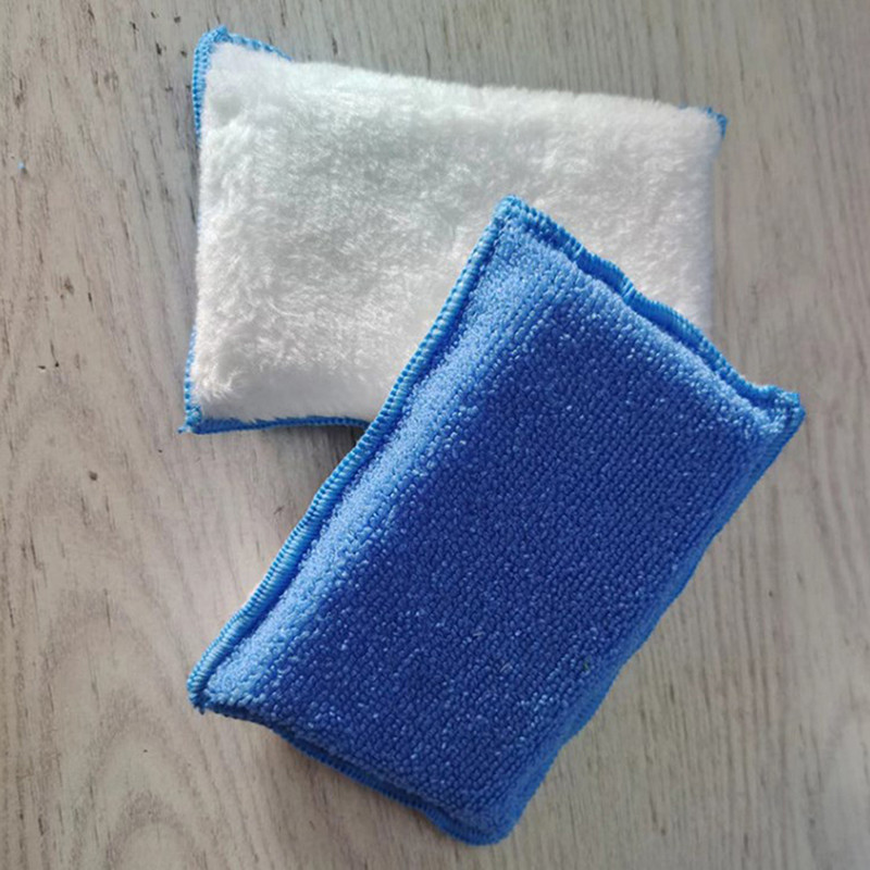 1 db/3 db kétoldalas autóbelső súrolószivacs bőr autómosó padhoz