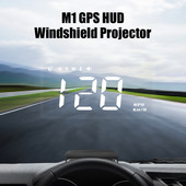 M1 GPS HUD Accesorii electronice pentru mașină Display Head Up Display Computer de bord Proiector pentru parbriz Sistem de alarmă pentru viteză Proiector