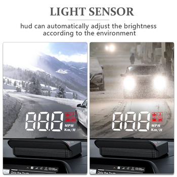 ΔΩΡΕΑΝ DEER M3 M8 Auto OBD2 GPS Head-Up Display Προβολέας HUD Σύστημα προειδοποίησης υπέρβασης ταχύτητας Συναγερμός τάσης αυτοκινήτου Ηλεκτρονικά αξεσουάρ