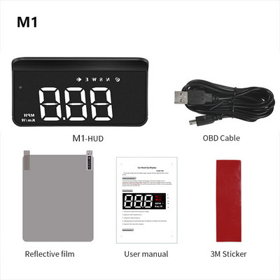 FREELY DEER M3 M8 Auto OBD2 GPS head-up ekranas HUD projektorius, perspėjimo apie greičio viršijimą sistema įtampos signalizacija automobilio elektroniniai priedai