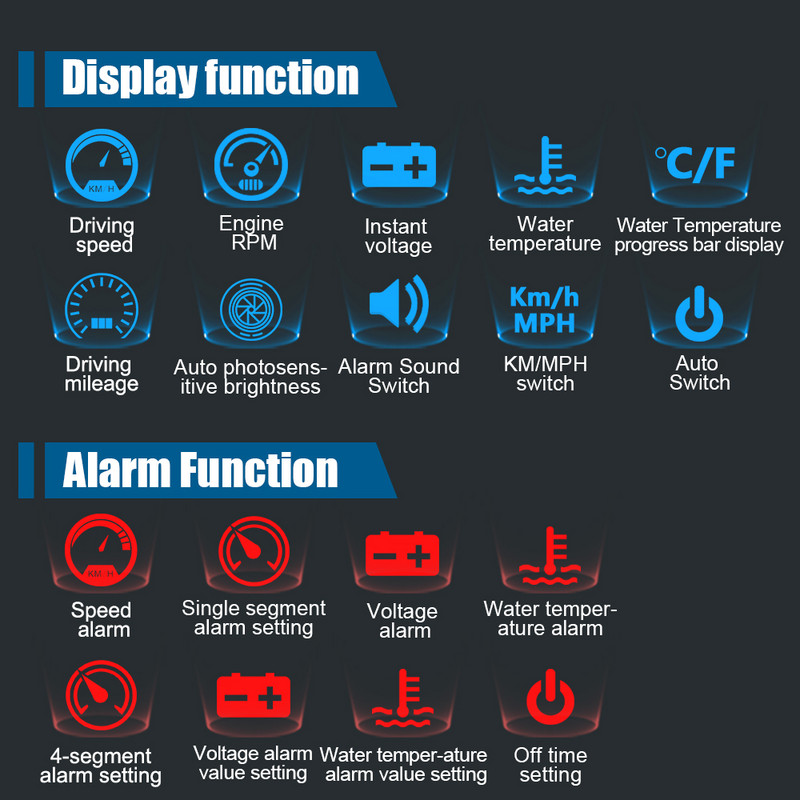 FREELY DEER M3 M8 Auto OBD2 GPS head-up ekranas HUD projektorius, perspėjimo apie greičio viršijimą sistema įtampos signalizacija automobilio elektroniniai priedai