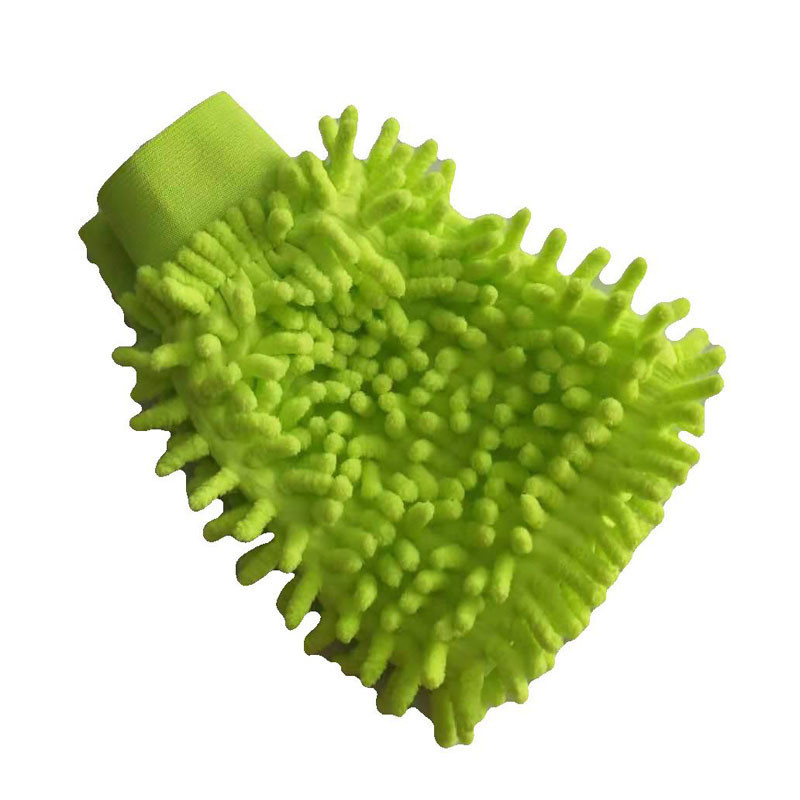 Mănușă pentru spălătorie auto Chenille Coral Mănuși din microfibră moale Prosop pentru curățarea mașinii Pânză pentru mănuși ceară Perie pentru detalii Instrumente de curățare automată Perie