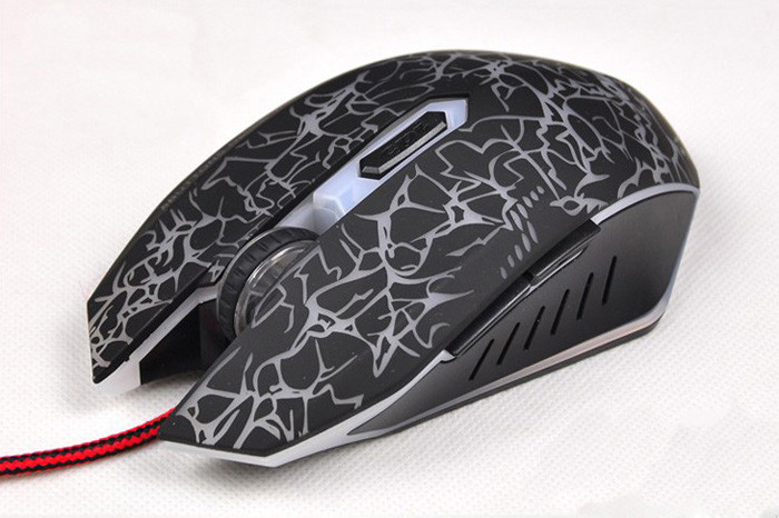 Miš za igre USB računalni miš Šareno pozadinsko osvjetljenje Optički žičani miševi 4000DPI Ergonomski profesionalni miš za igre za PC prijenosno računalo Desktop 7