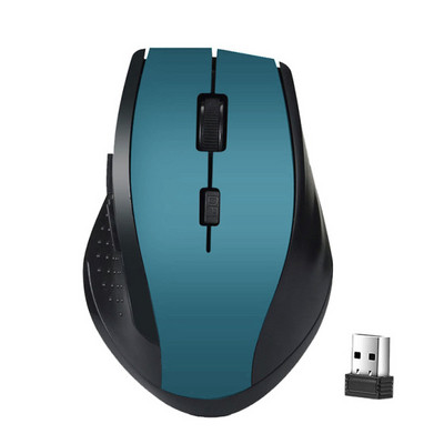 Mouse fără fir de 2,4 GHz Mouse optic pentru jocuri 1200 DPI pentru laptop Mouse cu 6 taste cu receptor USB