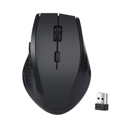 Mouse fără fir de 2,4 GHz Mouse optic pentru jocuri 1200 DPI pentru laptop Mouse cu 6 taste cu receptor USB