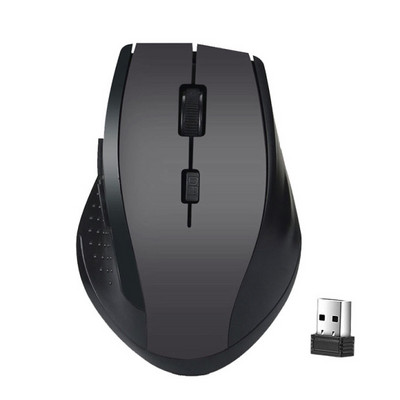 Mouse fără fir de 2,4 GHz Mouse optic pentru jocuri 1200 DPI pentru laptop Mouse cu 6 taste cu receptor USB