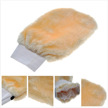 Lambswool Washing Mitt Γάντια καθαρισμού αυτοκινήτου Προστατευτικός εξοπλισμός Μαλακό επαναχρησιμοποιήσιμο βελούδινα εργαλεία φροντίδας αυτοκινήτου Αξεσουάρ αυτοκινήτου