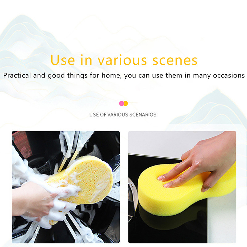 Bureți de înaltă densitate pentru spălat mașini Fagure mare Bureți în formă de 8 Bloc pentru curățarea mașinii Instrumente pentru epilare cu ceară Accesorii pentru curățare