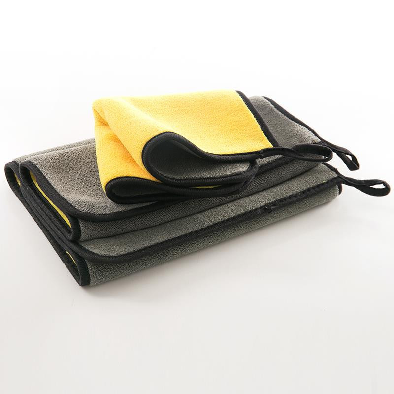 1 bucată de înaltă densitate 30x30/60CM cârpă pentru ștergere din lână de corali pentru mașină, cârpă de curățare din microfibră super absorbantă eficientă, prosop de spălat auto pentru acasă