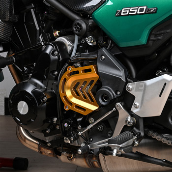 За Kawasaki Z650RS 2022-2023 Капак на предното зъбно колело Предпазител на веригата Калъф на двигателя Протектор при катастрофа Плъзгач на рамката Z650 RS Аксесоари