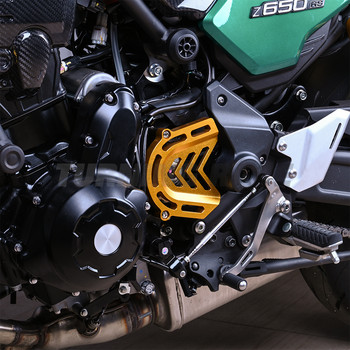 За Kawasaki Z650RS 2022-2023 Капак на предното зъбно колело Предпазител на веригата Калъф на двигателя Протектор при катастрофа Плъзгач на рамката Z650 RS Аксесоари