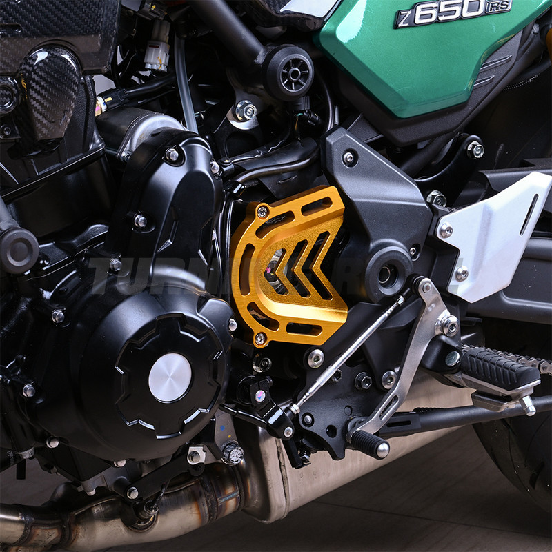 Pentru Kawasaki Z650RS 2022-2023 Capacul pinionului din față Protecție lanț Carcasa motorului Protector împotriva accidentului Glisor pentru cadru Z650 RS Accesorii