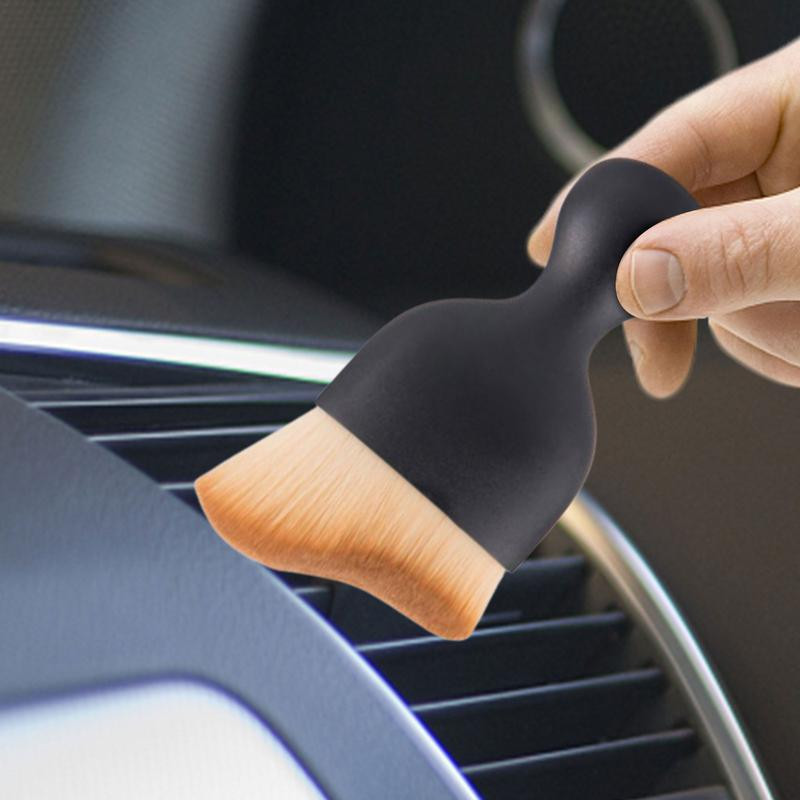 Autodetailihari Autode sisepuhastushari, pehme detaili kumer hari, õhukonditsioneer õhu väljalaskeava tolmueemaldustööriist