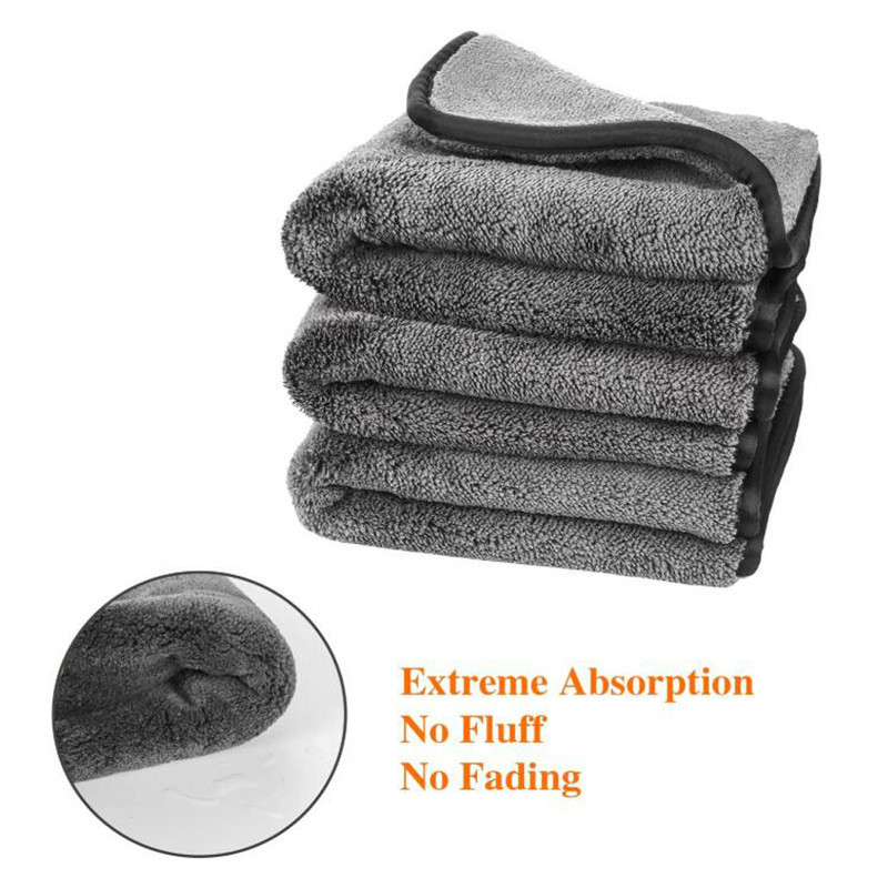 Prosop din microfibră pentru spălat auto, 1200 GSM, cârpă groasă de spălat mașină pentru mașini, bucătărie, cârpă de îngrijire a mașinii