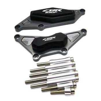 Για Honda CBR650F CBR 650F CBR650 F CNC αλουμίνιο +POM Full Set Engine Crash Pads Προστατευτικό πλαισίου Sliders