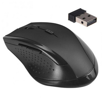 3200DPI 2.4GHz безжична геймърска мишка с USB приемник Оптична ергономична геймърска компютърна маска Игра мишки PC компютър лаптоп 6Key