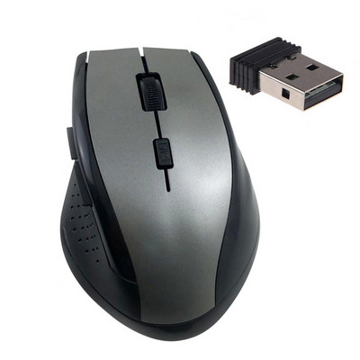 Mouse de gaming fără fir 3200DPI, 2,4 GHz, cu receptor USB, optic, ergonomic, pentru jocuri, computer, mause, mouse pentru jocuri, computer, laptop, 6 taste