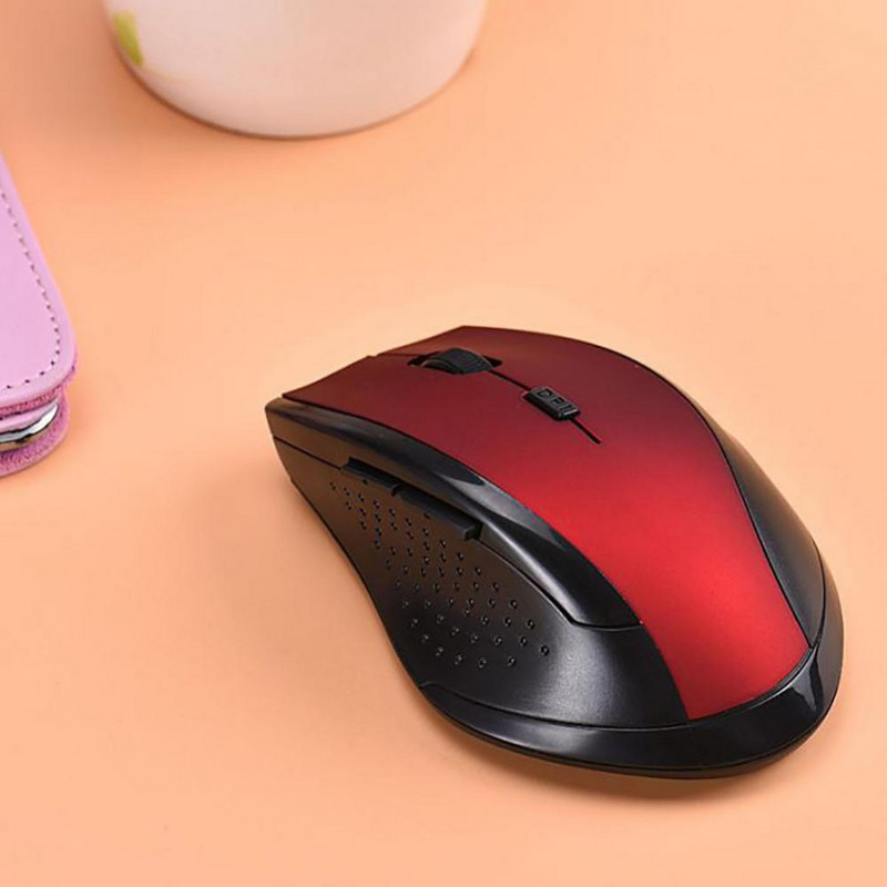 Mouse de gaming fără fir 3200DPI, 2,4 GHz, cu receptor USB, optic, ergonomic, pentru jocuri, computer, mause, mouse pentru jocuri, computer, laptop, 6 taste