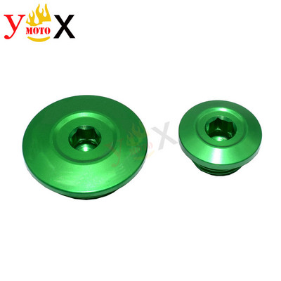 Motocicletă partea dreaptă a statorului motorului dop capac de sincronizare capac șurub decal pentru KAWASAKI KLX250 KLX 250 KLX250S KLX250SF D-TRACKER