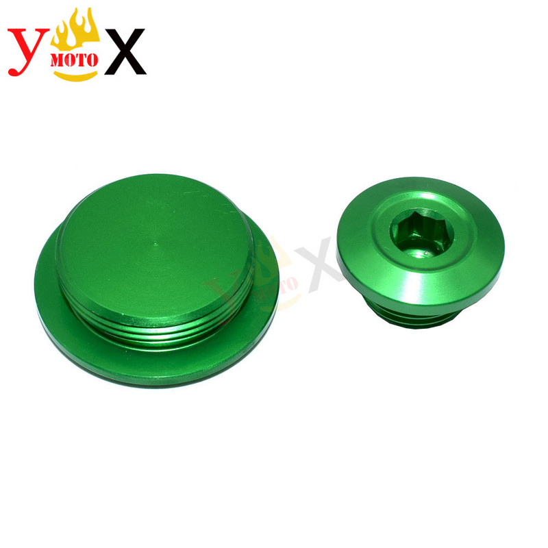 Motocicletă partea dreaptă a statorului motorului dop capac de sincronizare capac șurub decal pentru KAWASAKI KLX250 KLX 250 KLX250S KLX250SF D-TRACKER