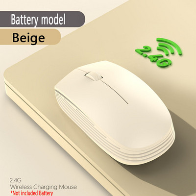 ORZERHOME Mini Mouse fără fir 2.4GHz Mouse cu receptor USB Gamer 1600DPI Mouse optic pentru computer portabil pentru computer de birou, laptop