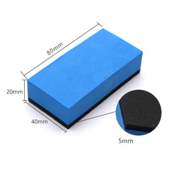 Car Ceramic Coating Sponge Wax Coat Applicator Pads Σφουγγάρια Πανί Γυαλίσματος Συντήρησης αυτοκινήτου Ειδικό Σφουγγάρι Εργαλείο Καθαρισμού Αυτοκινήτου 1τμχ