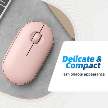 Νέο αθόρυβο ασύρματο ποντίκι με δέκτη USB Αθόρυβο ποντίκι για Macbook υπολογιστή Laptop PC Gaming Mouse Gamer 2.4GHz 1200DPI