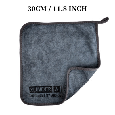 Prosop din microfibră pentru spălat auto, cârpă de curățat catifea coral, cârpă de 30 cm, cârpă de îngrijire colorfast, prosop de spălat, acasă, în aer liber, transport gratuit