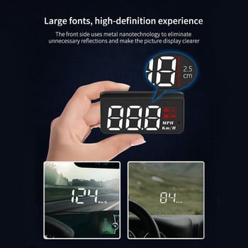 Ενσωματωμένη σχεδίαση σκίασης OBD2 Car Head-up Display Παρμπρίζ για Audi Benz Mazda Toyota