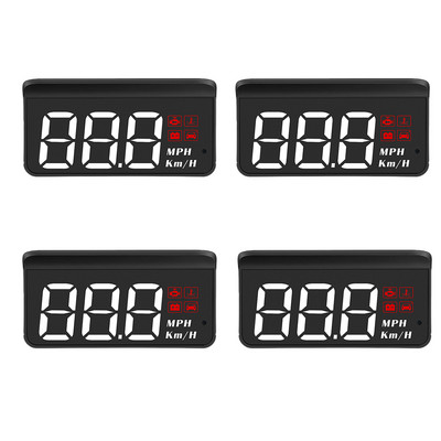 1-5 ks OBD2 displej do auta s integrovaným tieňovaním, projektor na čelné sklo pre Audi Benz Mazda Toyota