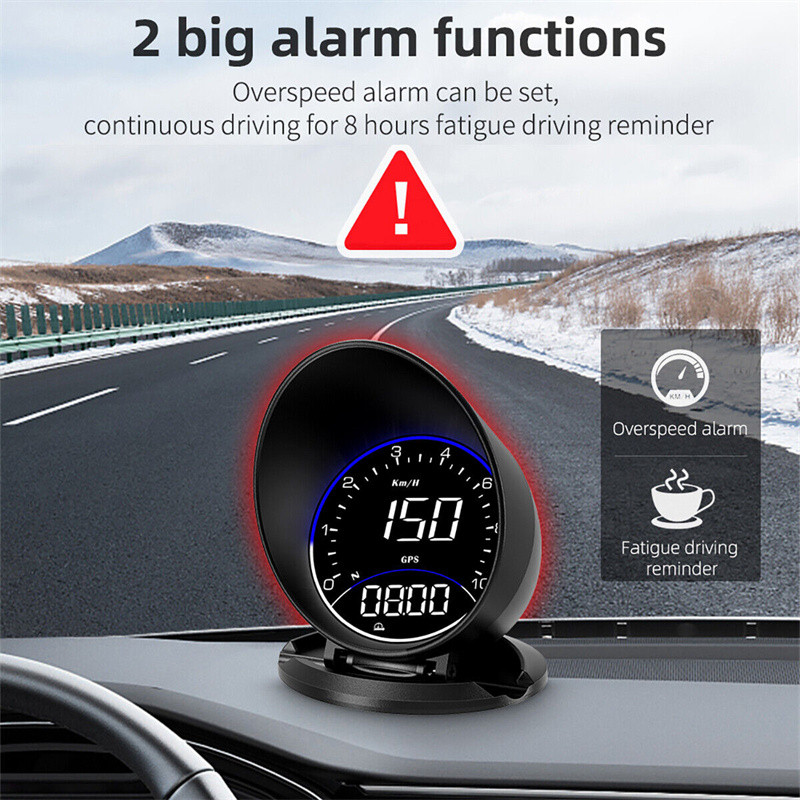 G6 GPS HUD rýchlomer smer jazdy auto čas head-up displej auto príslušenstvo kompatibilné so všetkými autami