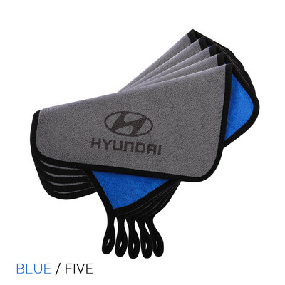 5db Car Styling Mosó Törölköző Tisztítás Szárító Mosó Kendő Hyundai I30 I20 IX35 I40 Tucson Getz Sonata Veloster Elantra Solarishoz