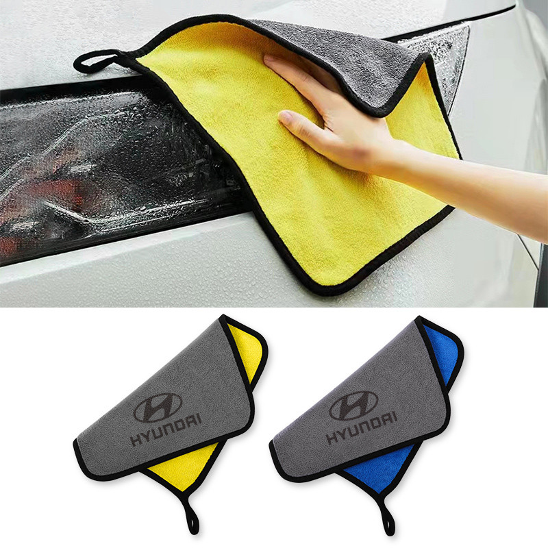 5db Car Styling Mosó Törölköző Tisztítás Szárító Mosó Kendő Hyundai I30 I20 IX35 I40 Tucson Getz Sonata Veloster Elantra Solarishoz