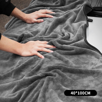 Микрофибърна дебела кърпа за автомивка Бързосъхнеща автоматично почистване Изключително мека кърпа Почистваща кърпа с висока водопопиваемост