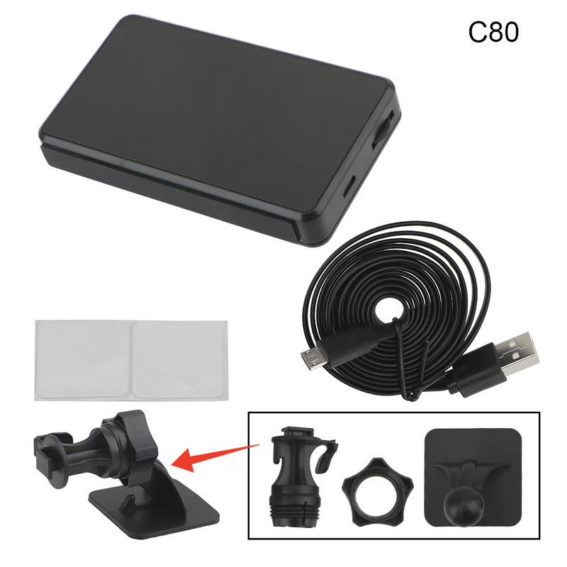 Afișaj Head Up pentru mașină Design de mașină KM/h MPH Afișare altitudine Proiector Odometru C60s/C80 Fonturi mari Afișaj LED Vitezometru pentru mașină