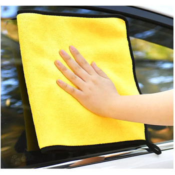 2 броя Микрофибърна кърпа за автомивка Почистваща кърпа за сушене на автомобила Кърпа за грижа за автомобила Детайлна микрофибърна кърпа Автомобилна микрофибърна кърпа