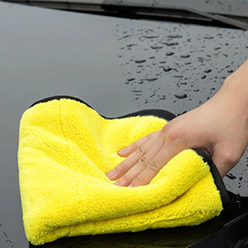 2 броя Микрофибърна кърпа за автомивка Почистваща кърпа за сушене на автомобила Кърпа за грижа за автомобила Детайлна микрофибърна кърпа Автомобилна микрофибърна кърпа