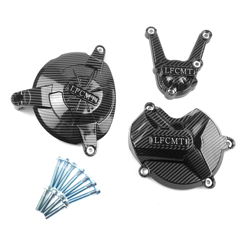 Carcasa de protectie capac motor motociclete negru fum pentru BMW S1000R S1000RR 2009-2010-2011-2012-2013-2014-2015-2016