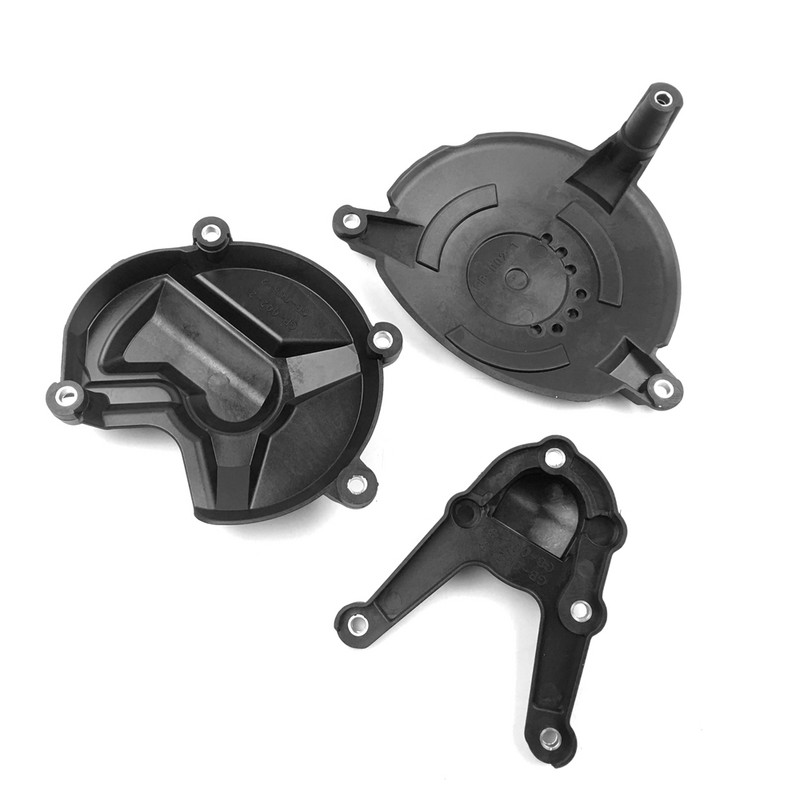 Carcasa de protectie capac motor motociclete negru fum pentru BMW S1000R S1000RR 2009-2010-2011-2012-2013-2014-2015-2016