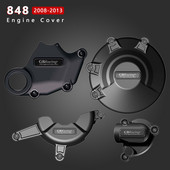 Motorkerékpár motorburkolat hosszú üvegszálas nylon kuplungvédő Ducati 848 2008 2009 2010 2011 2012 2013 tartozékokhoz