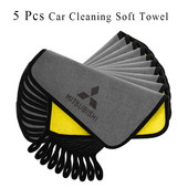 5 buc. Prosop de spălat pentru stilul mașinii, curățare, uscare, cârpă de spălat pentru Mitsubishi Lancer ASX Mirage Pajero Sport Xpander Attrage L200 Space