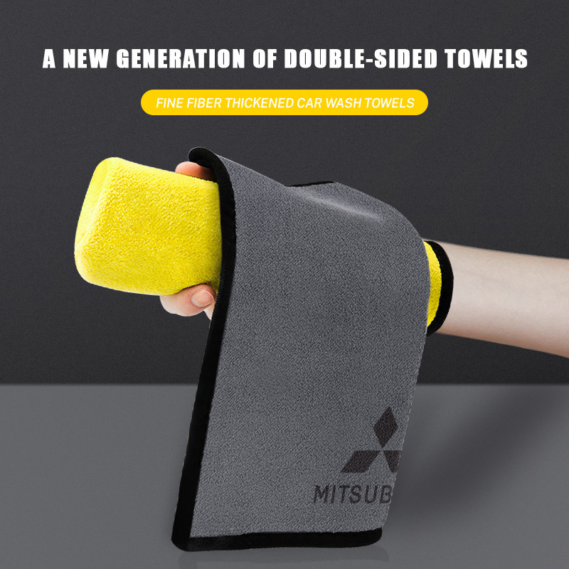 5 buc. Prosop de spălat pentru stilul mașinii, curățare, uscare, cârpă de spălat pentru Mitsubishi Lancer ASX Mirage Pajero Sport Xpander Attrage L200 Space
