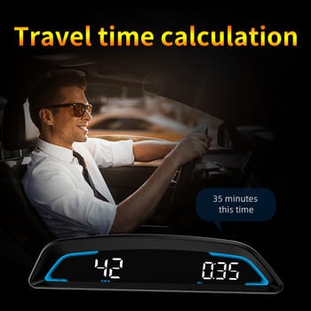 G3 HUD Smart Head Up Display Ταχύμετρο αυτοκινήτου GPS Ενσωματωμένο Υπολογιστή Ψηφιακό ρολόι Οθόνη ξυπνητηριού Αξεσουάρ αυτοκινήτου Cartronics