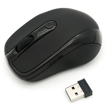 Ασύρματο ποντίκι USB 2000DPI Ρυθμιζόμενος δέκτης Οπτικός υπολογιστής 2,4 GHz Εργονομικά ποντίκια για ποντίκι για φορητό υπολογιστή