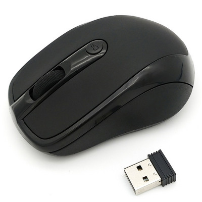 Mouse fără fir USB 2000 DPI Receptor reglabil Computer optic 2,4 GHz Mouse ergonomic pentru mouse PC laptop
